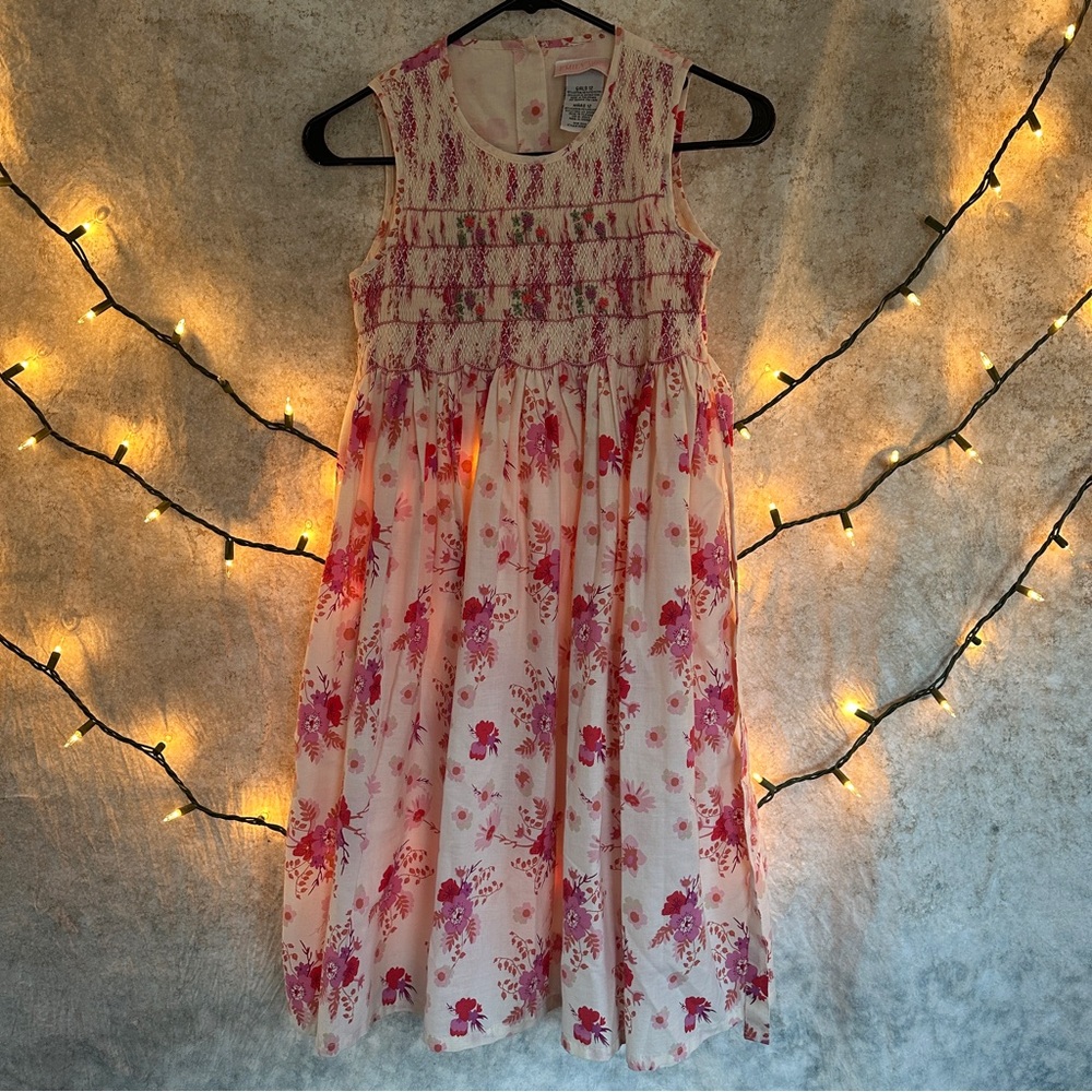 Emily West Pink Floral Sleeveless Dress